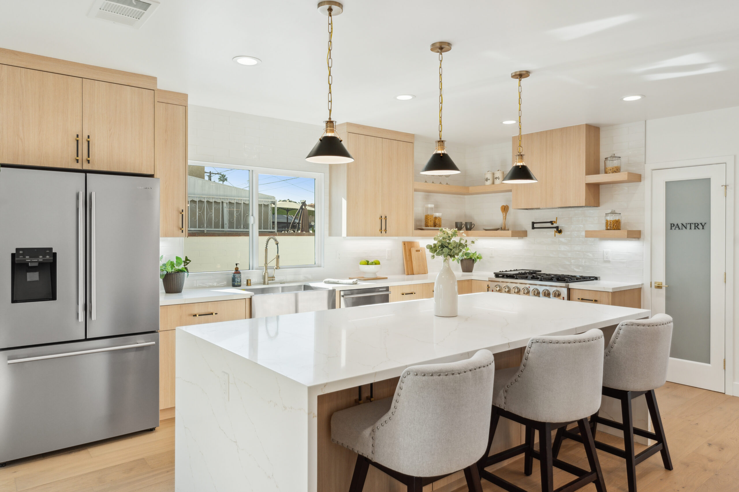 open concept kitchen remodel