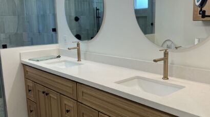 bathroom double vanity