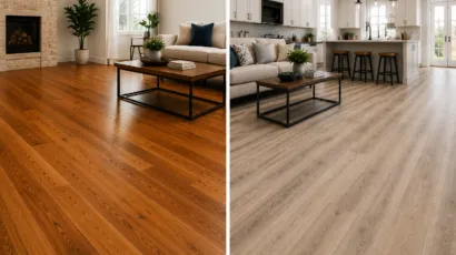 hardwood vs luxury vinyl plank flooring
