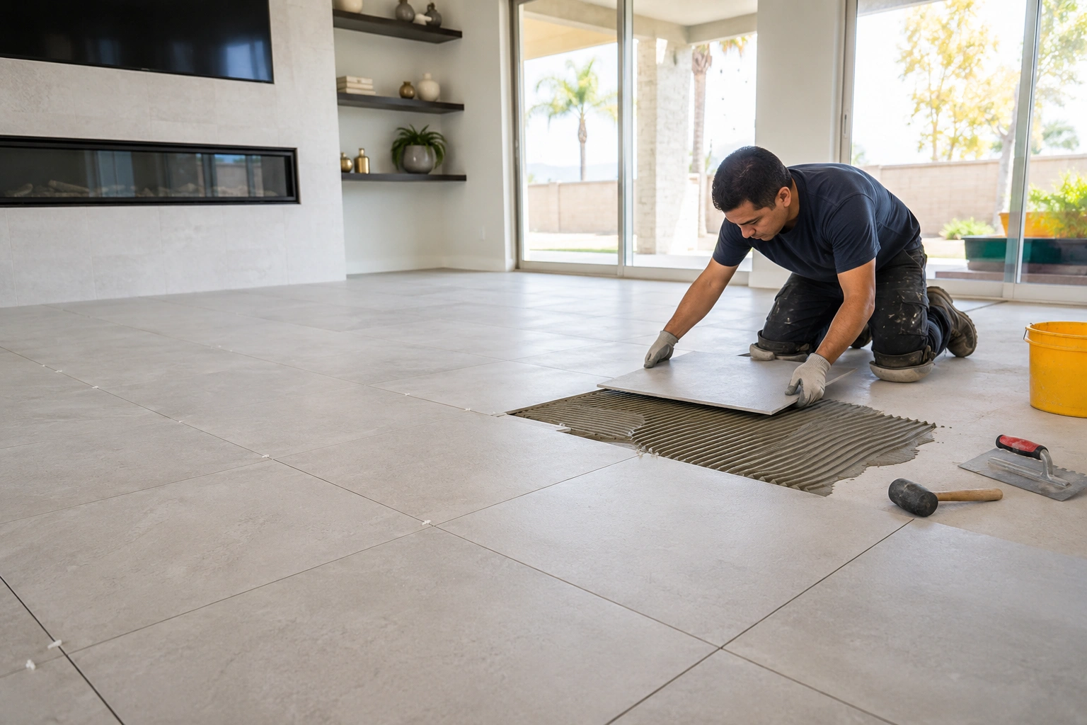 tile flooring installation Rancho Cucamonga