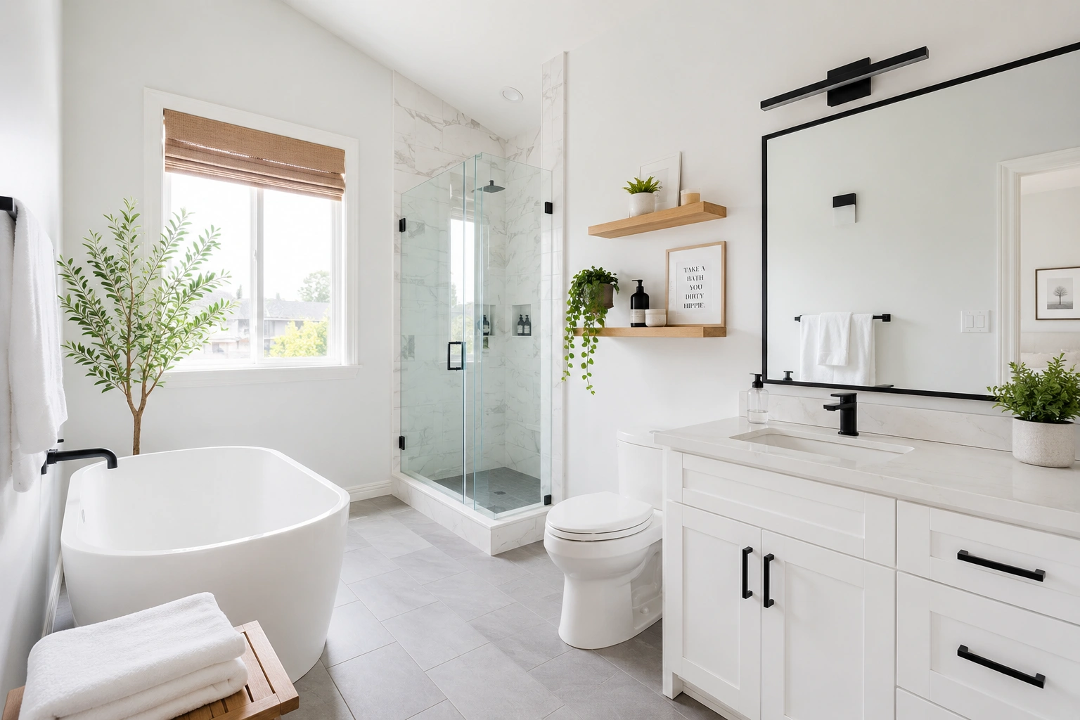 partial vs full bathroom remodel