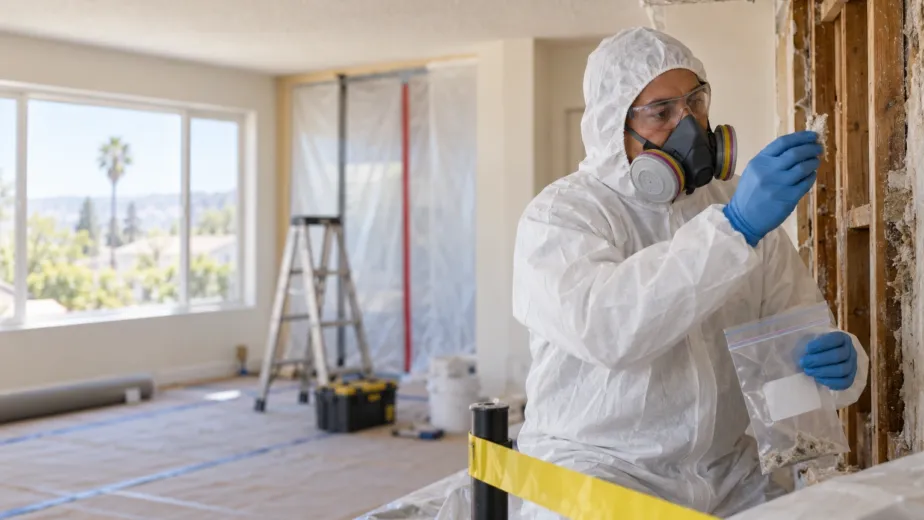 asbestos found during remodel California