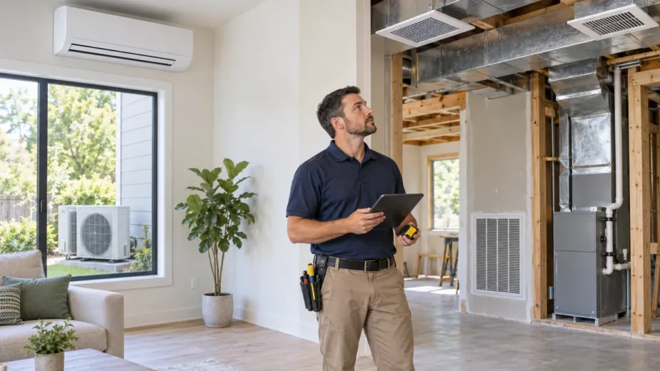 mini-split vs central HVAC remodel