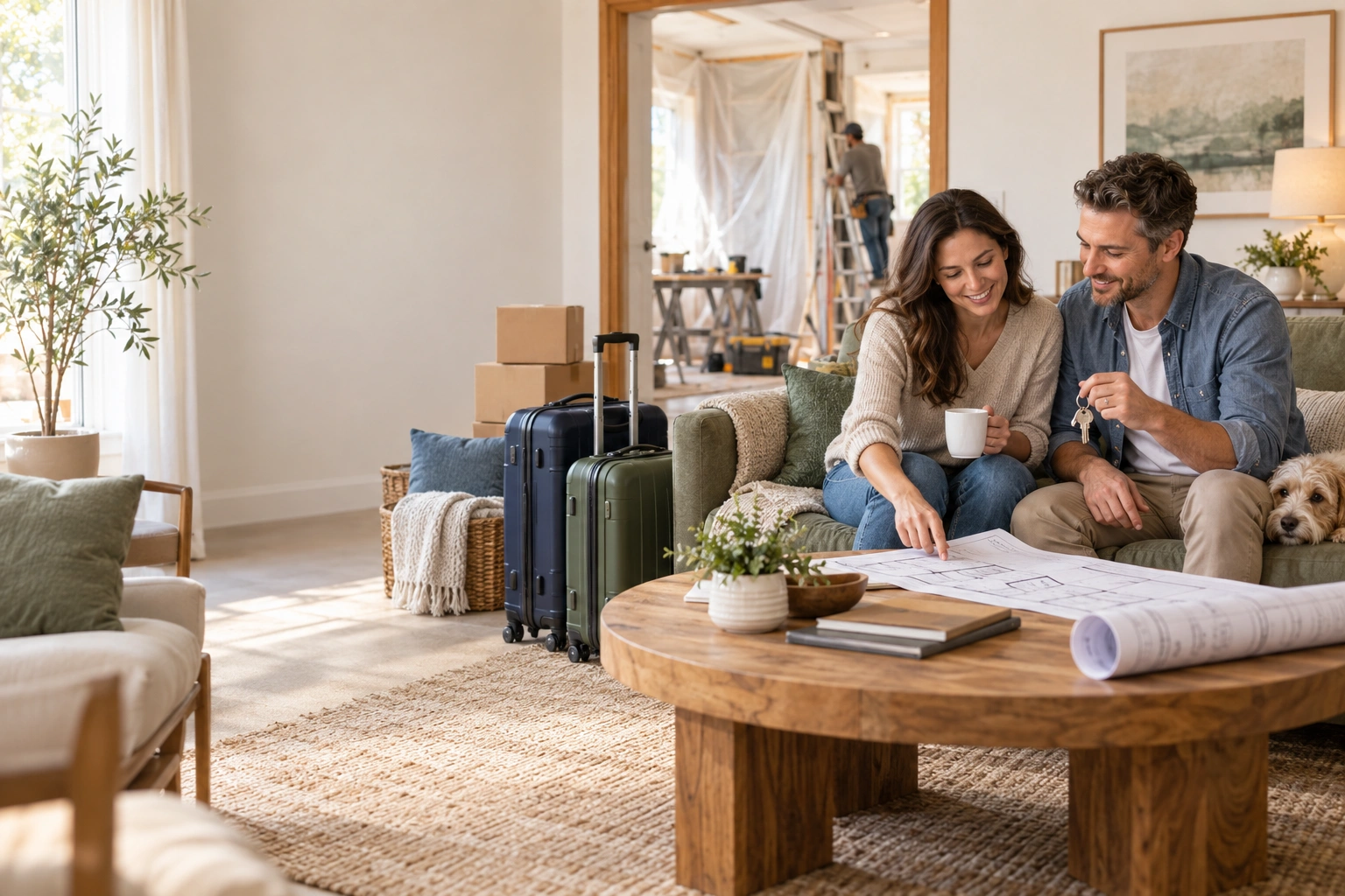 where to live during home remodel