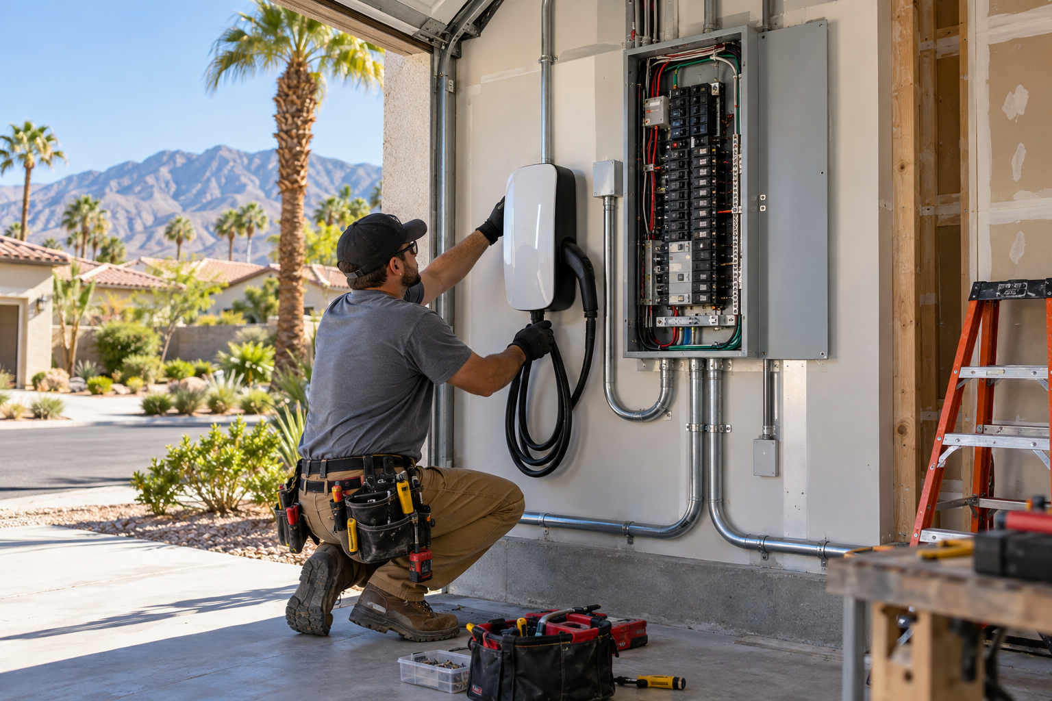 EV charger panel upgrade Ontario